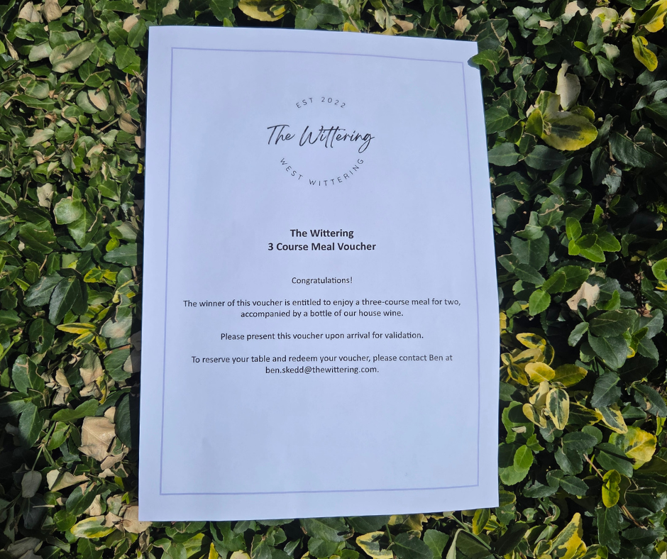 Three Course Meal at The Wittering